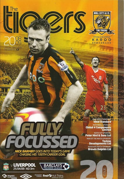 Hull City FC v Liverpool FC